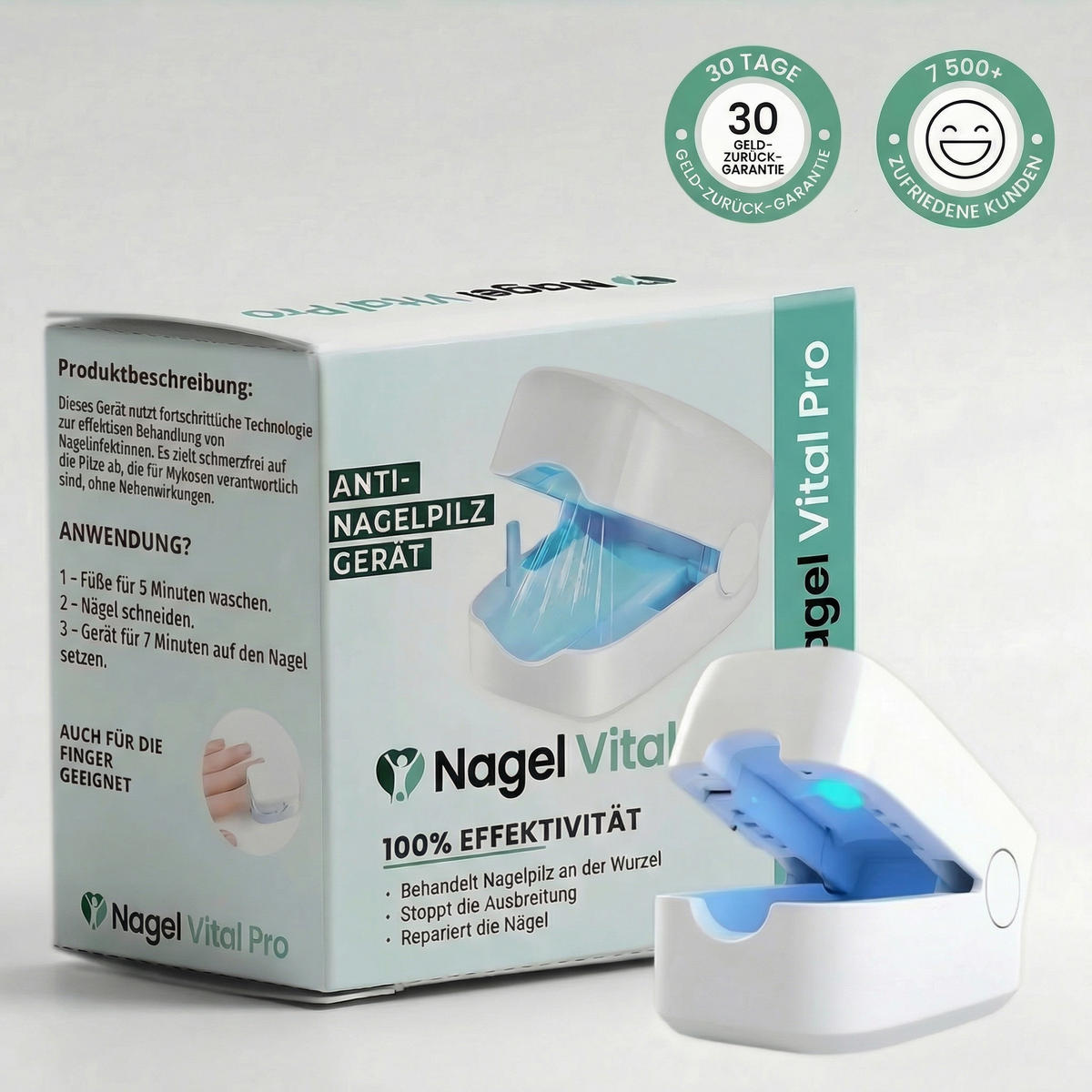 Schluss mit Nagelpilz – 7 Minuten pro Tag zu Hause.